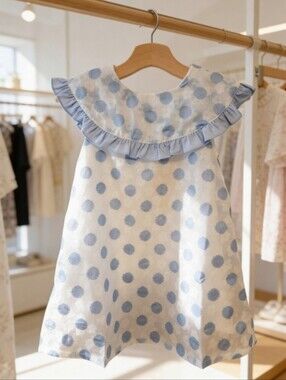 Doe a Dear Polka-Dot Overlay Dress